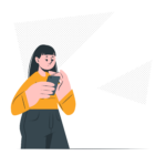 Looking at mobile -cuate